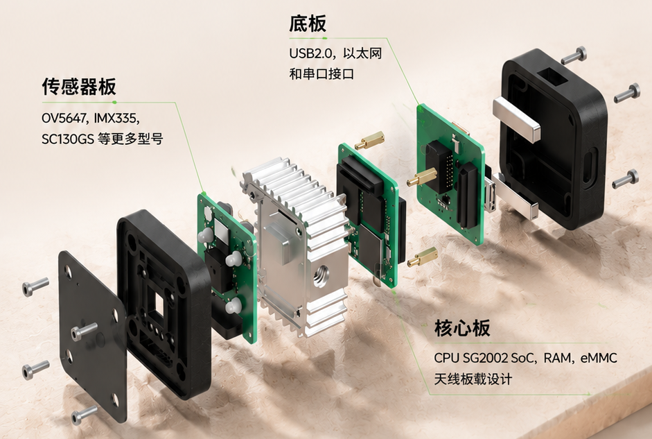 reCamera 结构分解图